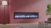 42 50 60 72 INCH LED LANDSCAPE VARIABLE FLAME COLOURS MEDIA WALL ELECTRIC FIRE