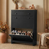 3 Drawers Shoes Cabinet Storage Shoe Rack Wooden Stand Cupboard Unit Organiser