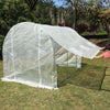 Walk-in Tunnel Greenhouse Gardening Planting Shed Door Window Vents Polytunnel