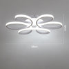 Square/Ring LED Ceiling Lamp Cool White Light Chandelier Fixture Bedroom Living