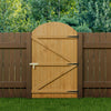 Privacy Wooden Garden Gate Pedestrian Fence Gate Porch Decorative Fence Panel