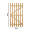 Wooden Garden Gate Pedestrian Wooden Gate Timber Entrance Pathway Cottage Gate