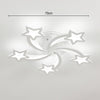 Modern Chandelier Star LED Lamp Ceiling Light Living Room Bedroom Pendant Lights
