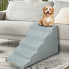 Dog Stairs Pet 3/4/5 Steps For Bed Sofa Cats Ladder Ramp With Removable Cover UK
