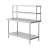 Stainless Steel Commercial Catering Table Work Bench Kitchen Food Shelf Storage
