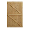Wooden Garden Gate Outdoor Entrance Fence Security Door With Latch & Hings Kit