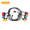 Indoor Outdoor Hanging Lighting Decoration String Light / Festoon Pole