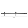 Wood Barn Door Sliding Door Divider Hardware Kit 6-7FT / Door with Track Kit Use