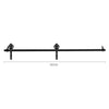 Sliding Barn Door Closet for Single Wood Door 6-7FT / Door with Track Kit Use