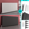 Horizontal Vertical Radiator Flat Panel Oval Column Heating Rad 1800/1600/600