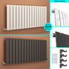 Horizontal Vertical Radiator Flat Panel Oval Column Heating Rad 1800/1600/600