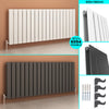 Horizontal Vertical Radiator Flat Panel Oval Column Heating Rad 1800/1600/600