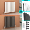Horizontal Vertical Radiator Flat Panel Oval Column Heating Rad 1800/1600/600