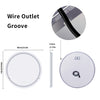 LUVODI Round LED Bathroom Mirror Wall Mounted Backlit Anti-Fog Makeup MirrorIP44