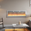 LED Fireplace Media Wall Fire Wall Mounted / Standing Electric Heater 40-100in