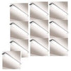 10x Led Batten Lights 60W 5FT 150MM Work Shop Garage tube Ceiling Strip 6500K