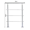 Safety Handrail Balustrade Garden Stair Staircase Grab Rail Cross Bars 60-240cm