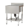 Catering Sink Kitchen Stainless Steel Single/Double Bowl Drainer Unit Prep Table