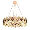 Large Diamond Crystal Chandelier Ceiling Pendant Hanging Light Illuminated Hall