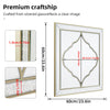 Large Venetian Wall Mirror Bling Crystal Golden Rim Silver Glass Vanity Mirror