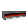 40 50 60"Electric Insert/Wall Mounted LED Fireplace Wall Inset Fire Freestand