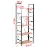 4/5 Tier Bookshelf Storage Rack Plant Standing Display Shelving Unit Living Room