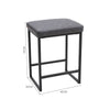 Industrial Bar Counter Stool Kitchen Dining Chair Barstool Simple Square Seat UK