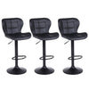 3 x Black Bar Stools , Acapulco Black Faux Leather, Kitchen Breakfast Bar