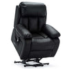 CHESTER DUAL MOTOR RISER ELECTRIC LEATHER RECLINER ARMCHAIR HEATED MASSAGE CHAIR