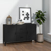 Modern Wooden Sideboard Storage Cabinet Unit With 2 Doors & 2 Drawers Wood Units
