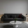Luxury Chesterfield Sofa Set Velvet Armchair 2,3 Settee Lounger Couches 3+2 Set