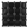 16 Interlocking Clear Plastic Shoe Storage Boxes Organiser Drawers Stackable UK