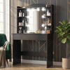 Dressing Table With Mirror Storage Makeup Desk Vanity Table Led Lights Bedroom
