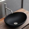 Countertop Basin Bathroom Sink Ceramic Oval Washbasin Sink Vessel