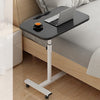 Over Bed Table Height Adjustable Mobile Hospital Overbed Aid Chair Laptop Tray