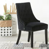 Velvet Dining Chair with Door Knocker Ring Windsor Dressing Room Chair 1/2/4/6