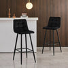 2 Pcs Breakfast Bar Stools High Counter Chair Kitchen Pub Restaurant Barstool
