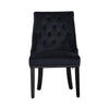 Velvet Dining Chair with Door Knocker Ring Windsor Dressing Room Chair 1/2/4/6