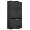 3 Drawer Shoe Cabinet Storage Cupboard Unit Shoe Rack Wooden Stand Organiser