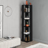 Nati Corner Bookcase – 5-Tier Freestanding Shelf Unit, 161cm High, 11 Colours