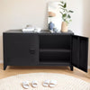 Cabinet Sideboard Metal Steel Cupboard Display TV Stand Home Office Storage Unit