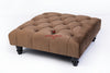 Square Coffee Table Chesterfield Upholstered Footstool Pouffe Foot Stool Seat