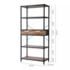 Industrial Wood Metal Frame TV Unit Cabinet Console Stand Bookcase Desk Table UK