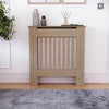 White Radiator Cover MDF Small Large Modern Wood Slat Grill Cabinet Furniture