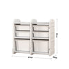 Kids Storage Cabinet Drawer Children Bookcase Toy Organizer Bin Box for Playroom