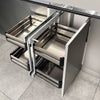 Blind Corner Cabinet Pull Out Drawer Magic Corner Base Shelves / Storage Basket