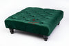 Square Coffee Table Chesterfield Upholstered Footstool Pouffe Foot Stool Seat