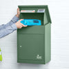 Medium Parcel Delivery Drop Box Lockable Home Storage Letter Post Box