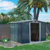 Metal Garden Storage Shed 6 x 8FT Outdoor Garden Storage Box with Base Frame
