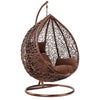 Rattan Swing Egg Chair Outdoor Garden Patio Hanging Wicker Hammock Pod Chair